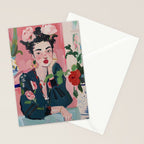 Dreamy Muse in Bloom  Stationery Card Gallery Image 2