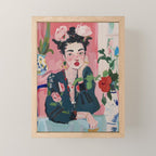 Dreamy Muse in Bloom  Mini Art Print Gallery Image 1