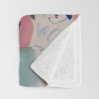 Dreamy Muse in Bloom  Throw Blanket Gallery Image 3