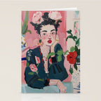 Dreamy Muse in Bloom  Stationery Card Gallery Image 2