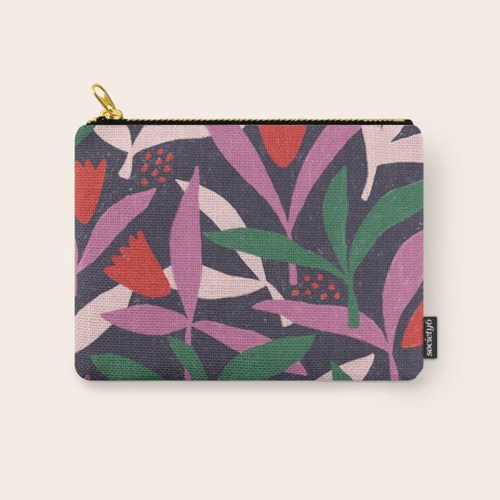 Hand Drawn Florals #2 Carry All Pouch Gallery Image 1