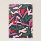 Hand Drawn Florals #2 Stationery Card Gallery Image 2