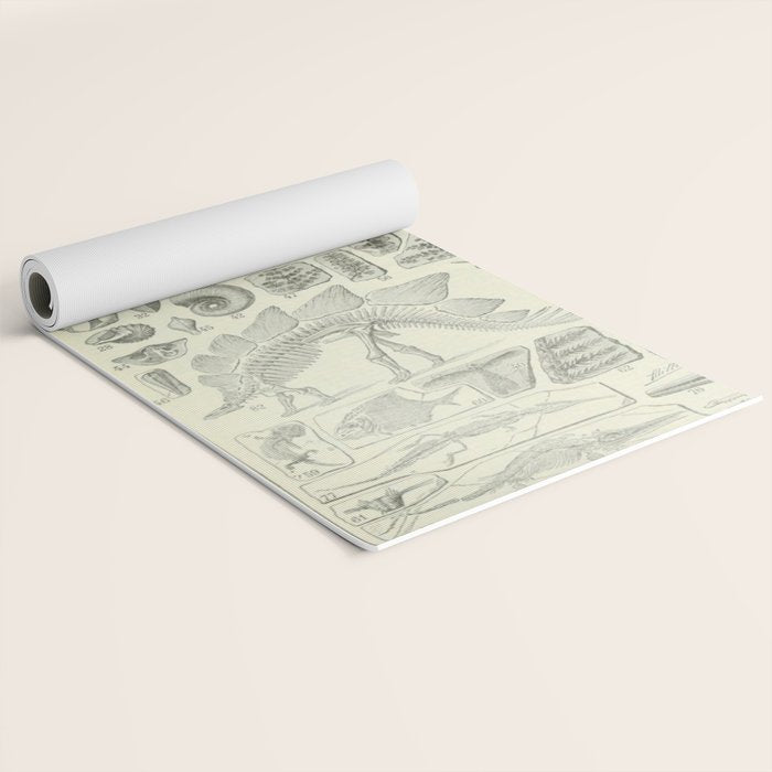 Fossil Chart Yoga Mat Gallery Image 2