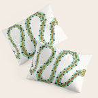 Turquoise Serpent Pillow Sham Gallery Image 3