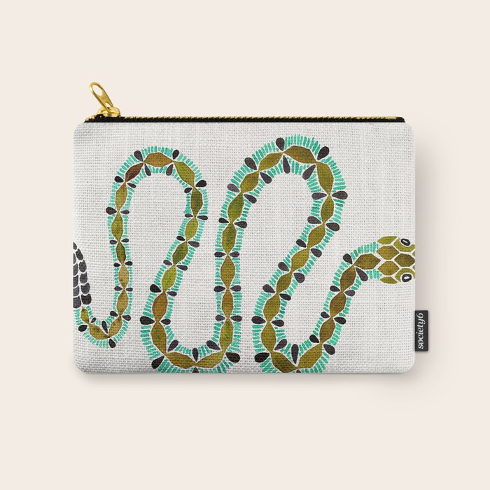 Turquoise Serpent Carry All Pouch Gallery Image 1