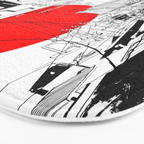 Tokyo street sunrise Bath Mat Gallery Image 3