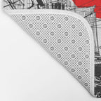 Tokyo street sunrise Bath Mat Gallery Image 2