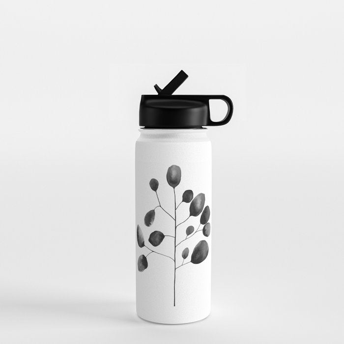 Watercolor Leaves Water Bottle Gallery Image 1