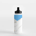 Snowy Mountain Skiers Water Bottle Gallery Image 2
