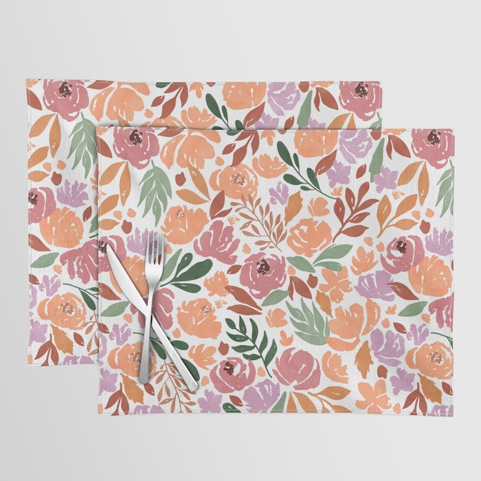 Simple colorful floral CWP Placemat Gallery Image 1