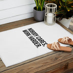 Nobody cares, work harder. Outdoor Rug Gallery Image 2