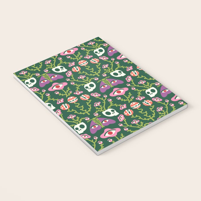 Botanical Skull and Moth Notebook Gallery Image 3