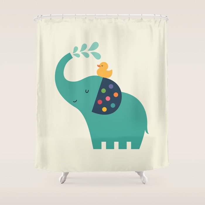 Keep Calm And Take A Shower Shower Curtain Gallery Image 1