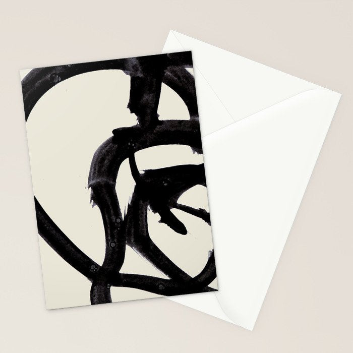 Mono Brush 2 Stationery Card Gallery Image 2