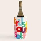 Trust Yourself Typography Wine Chiller Gallery Image 1