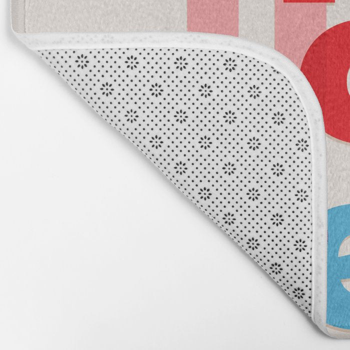 Trust Yourself Typography Bath Mat Gallery Image 2