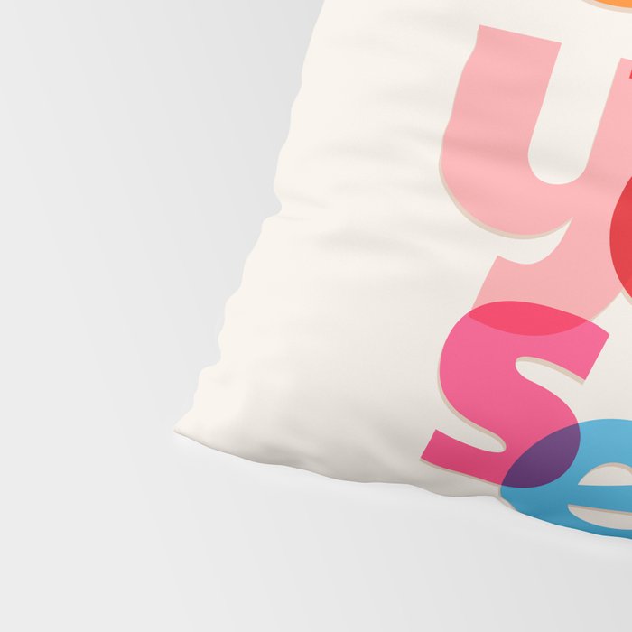 Trust Yourself Typography Pillow Sham Gallery Image 4