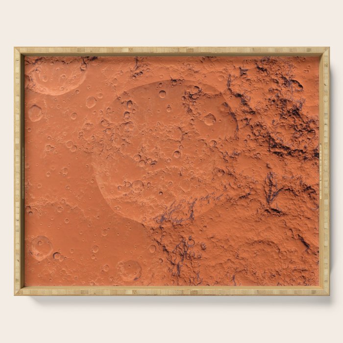 Mars surface Serving Tray Gallery Image 1
