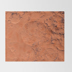 Mars surface Throw Blanket Gallery Image 2