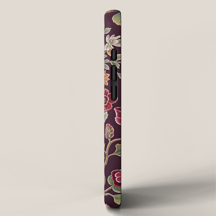 Casbah Magenta Burgundy Floral iPhone Case Gallery Image 2