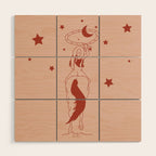 Fanny Ropes the Moon Wood Wall Art Gallery Image 1