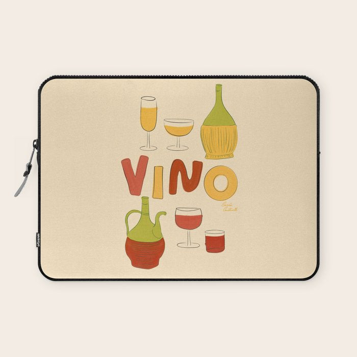 Vino Italian Wine Laptop Sleeve Gallery Image 1