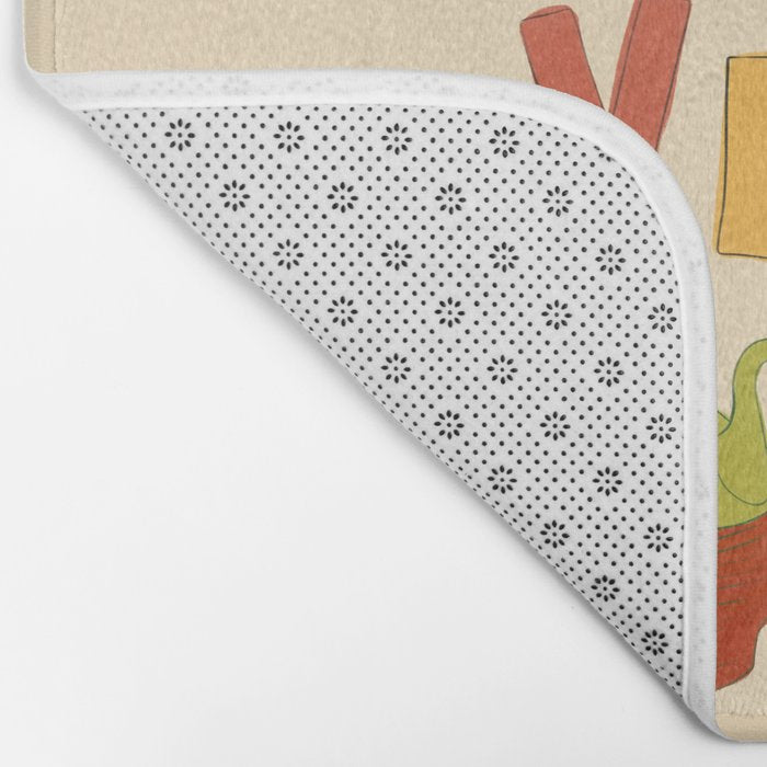 Vino Italian Wine Bath Mat Gallery Image 2