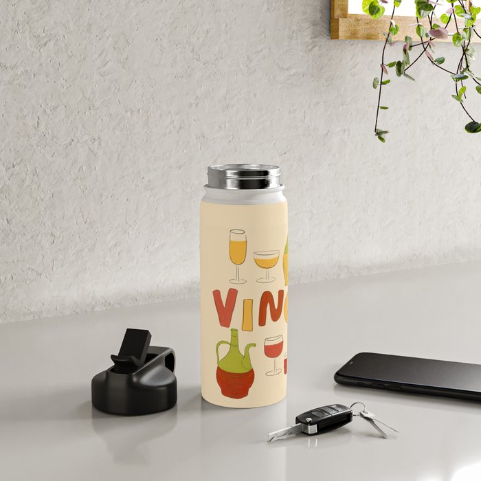 Vino Italian Wine Water Bottle Gallery Image 4