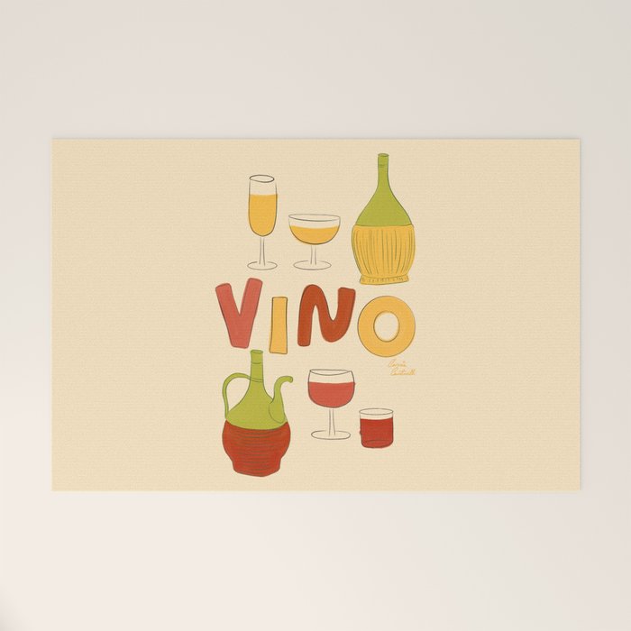 Vino Italian Wine Welcome Mat Gallery Image 1