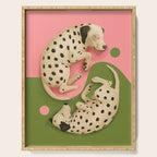 Yin and Yang Dalmatians Serving Tray Gallery Image 1