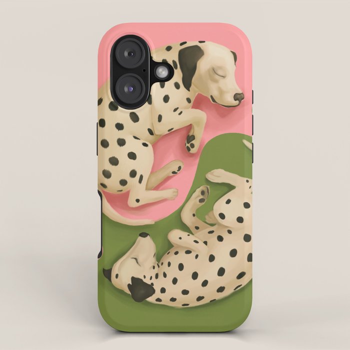 Yin and Yang Dalmatians iPhone Case Gallery Image 1