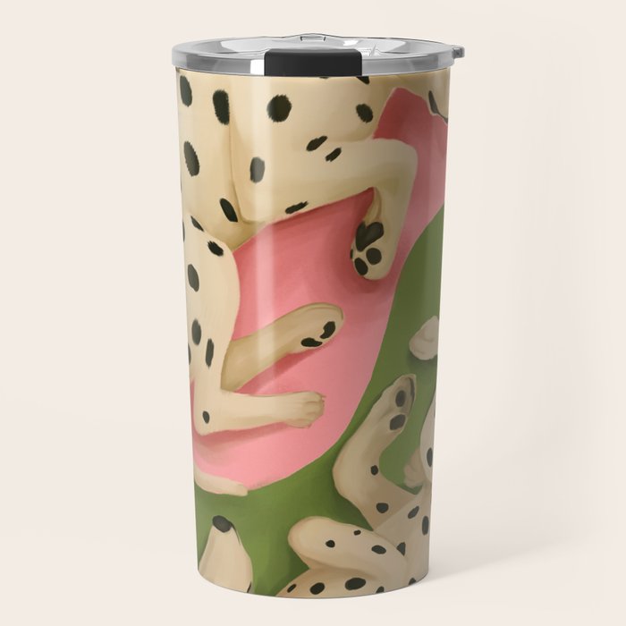 Yin and Yang Dalmatians Travel Mug Gallery Image 1