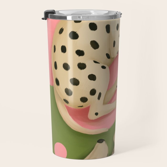 Yin and Yang Dalmatians Travel Mug Gallery Image 3