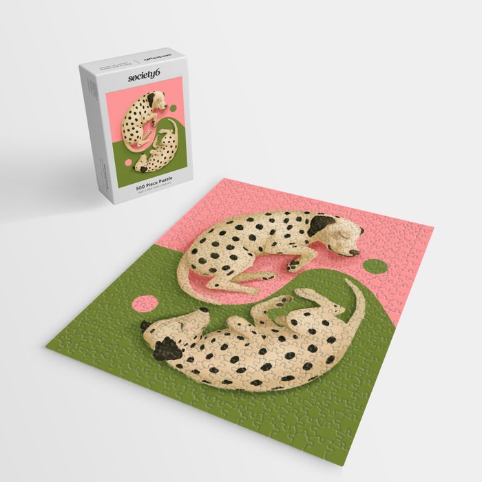 Yin and Yang Dalmatians Jigsaw Puzzle Gallery Image 2