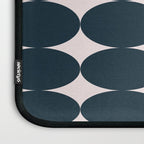Retro Round Pattern - Dark Blue Laptop Sleeve Gallery Image 3