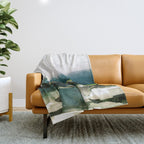 layers of colour 1 Throw Blanket Gallery Image 1