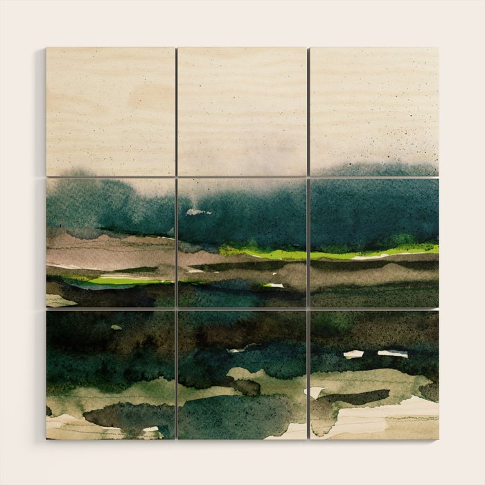 layers of colour 1 Wood Wall Art Gallery Image 1