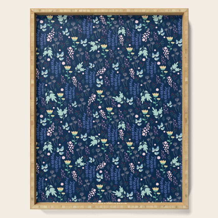 Blue water Serving Tray Gallery Image 1