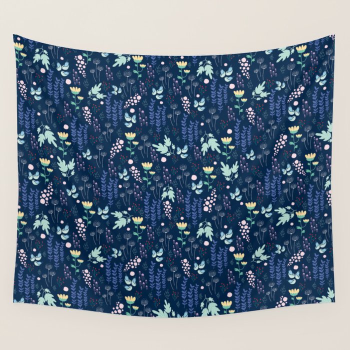 Blue water Wall Tapestry Gallery Image 1