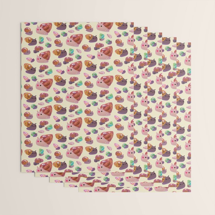 Land snail Wrapping Paper Gallery Image 3