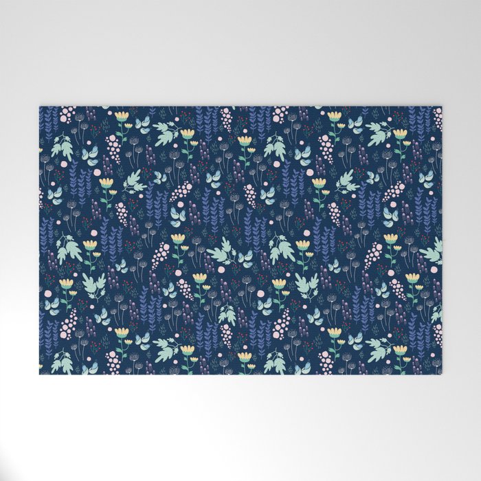Blue water Welcome Mat Gallery Image 1