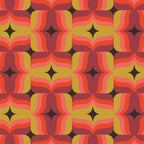 Retro Crimson Ceramic Coffee Mug Gallery Image 2