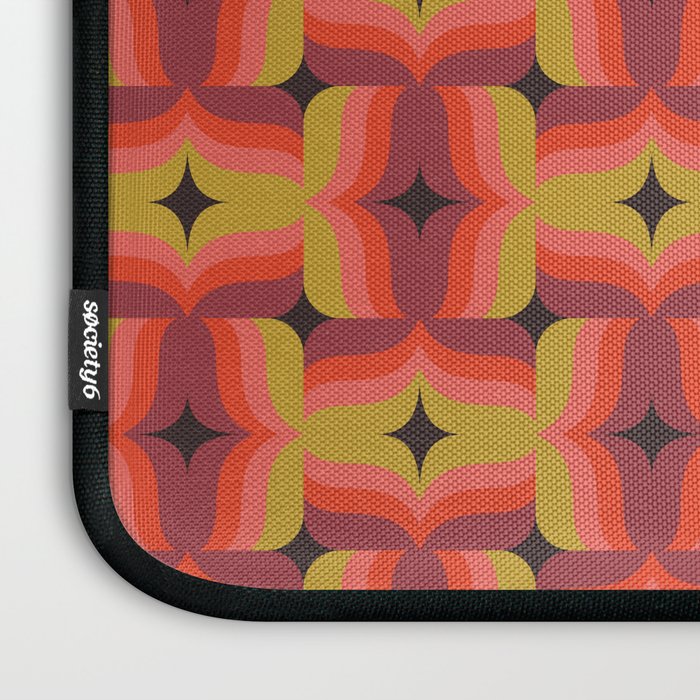 Retro Crimson Ceramic Laptop Sleeve Gallery Image 3