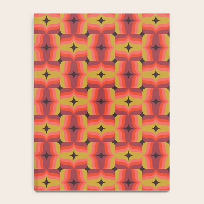 Retro Crimson Ceramic Notebook Gallery Image 4