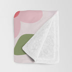 Floral dance - pastel Throw Blanket Gallery Image 3