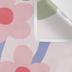 Floral dance - pastel Wall Tapestry Gallery Image 3