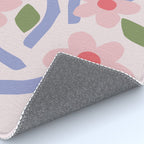 Floral dance - pastel Rug Gallery Image 4