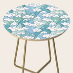 Cute mountains in clouds Side Table Gallery Image 2