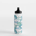 Cute mountains in clouds Water Bottle Gallery Image 3