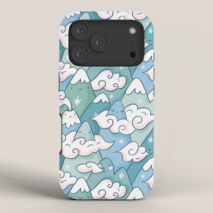 Cute mountains in clouds iPhone Case Gallery Image 3